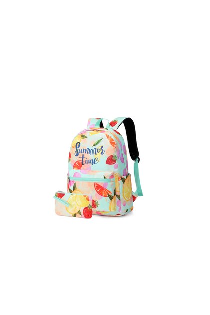 2-Piece Backpack Set for Kids, Lightweight Water-proof, School Bag Summer Time