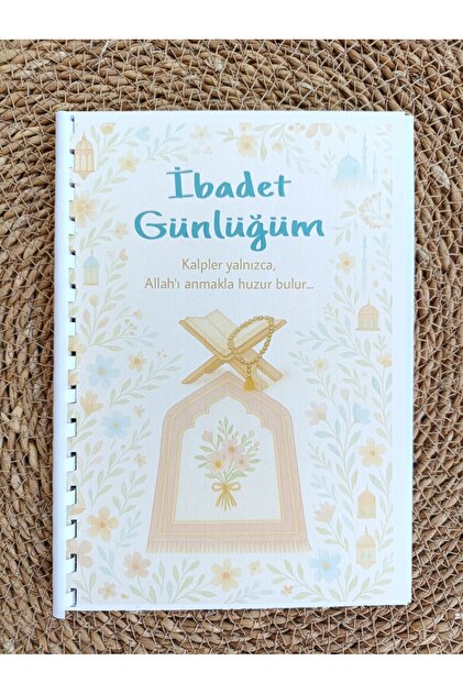 İslami Planlayıcı İbadet Takip Defteri 40 gün zincir kırma ibadet planlayıcı