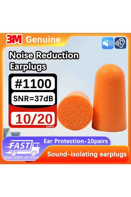 10pairs Earplugs Anti-Noise Sleep Specialized Industrial Comfort Super Soundproof Noise Cancel