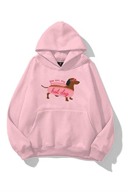 Trendiz Kadın Hotdog Sweatshirt Pembe - Fiyatı, Yorumları