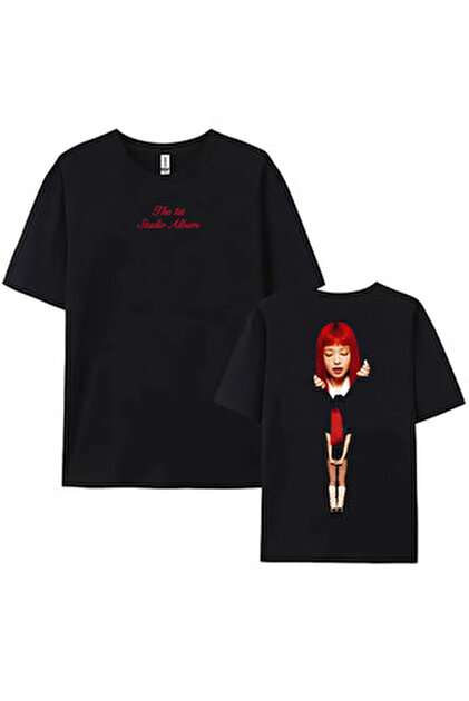 Tarzsokak Siyah Yakut Deneyimi Crewneck Jennie Ruby Albümü Baskı