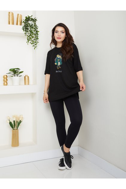 Be Happy Printed t Shirt