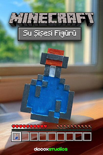 Docox Studios Minecraft Su Şişesi Figürü - Fiyatı, Yorumları
