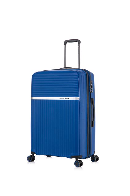Trolley Bag 20 Inch - Polypropylene Hard Shell Carry On Luggage - TSA Lock - 4 Wheels- Sapphire Blue