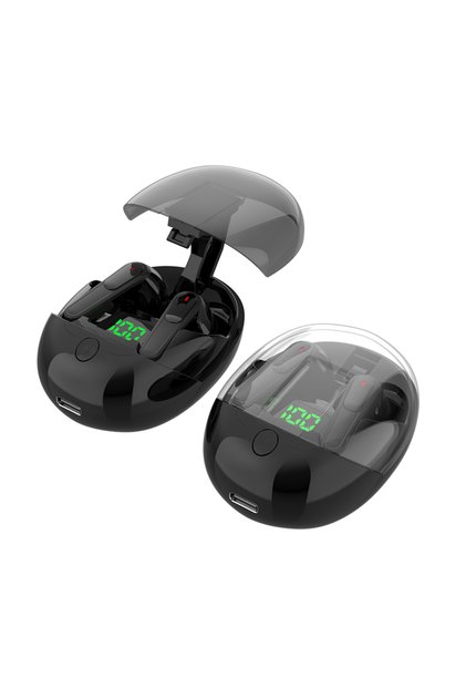 Smart Bluetooth TWS Pro Earphones, 5.3 + EDR, Universal Compatibility, Black