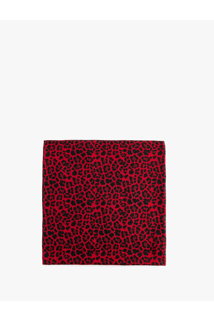 Şal pătrat leopard