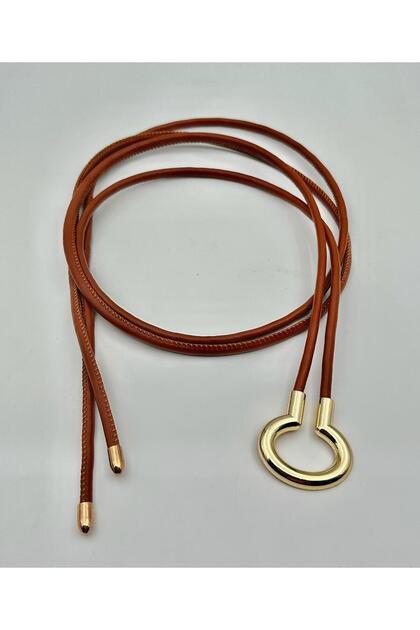 Gold Buckle Chain Belt Women's Belt Dress Belt Rope Belt Coat Belt
