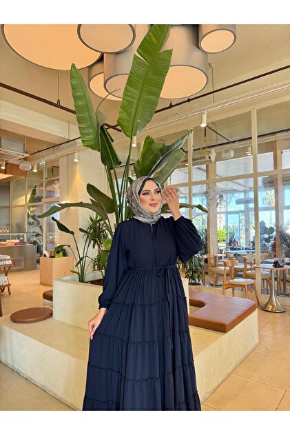 NİLNUR MODA AZRA 5 KATLI FIRFIRLI FERACE - Fiyatı, Yorumları