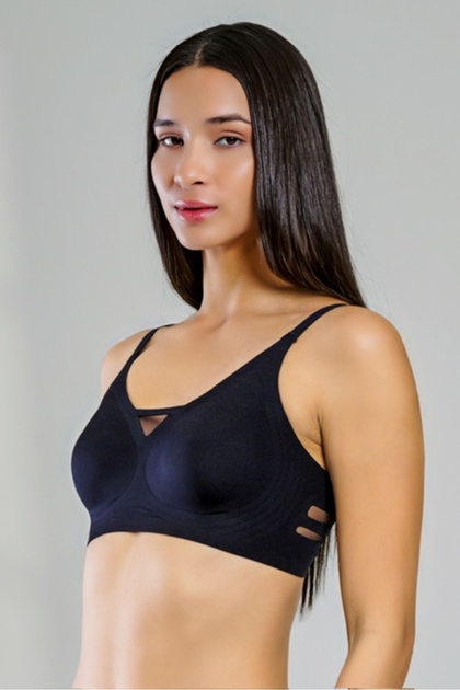 Laser Cut Underwire-Free Bra – Non-Marking Comfort Bra Br109