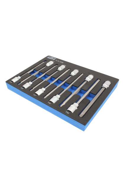 MODUL DULAP SET BITI TORX 3/8 T10-T55 LUNGIME 140MM