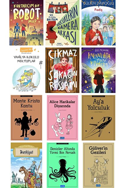 İLK GENÇ TİMAŞ ÇIKMAZ SOKAĞIN RESSAMI , FADİŞ ,4,5,6,7. Class 12 Reading Set 12 Books