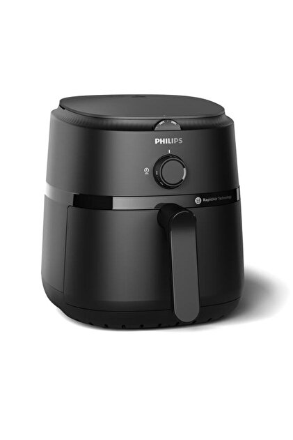 Fryer cu aer Philips NA120/00, 1500 W, 4,2 L, negru, set ustensile de bucatarie