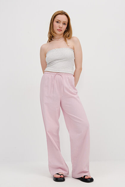 Addax Beli Bağlamalı Wide Leg Pantolon PN17449 - Fiyatı, Yorumları