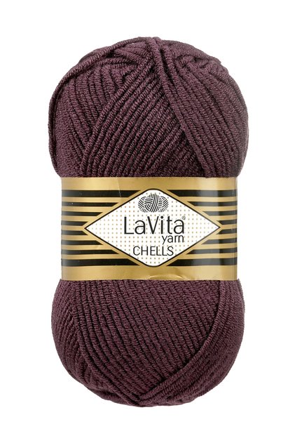 Chells Hand Knitting Yarn 100% Acrylic 100Gr (0741 Murdum)