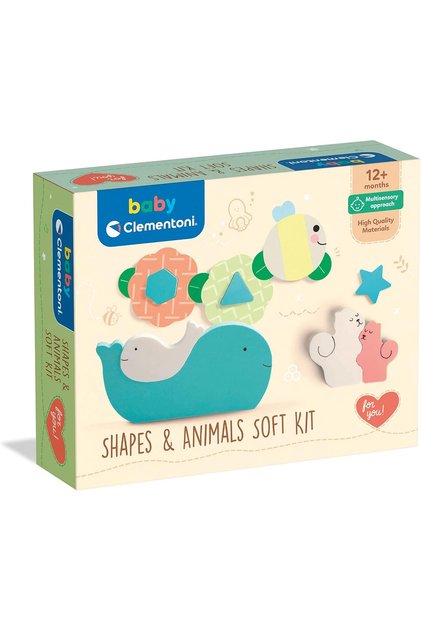 97855 kit Forme și animale, moale, tactil, pentru copii de 1 an, jucării pentru bebeluși, cadou pentru copii