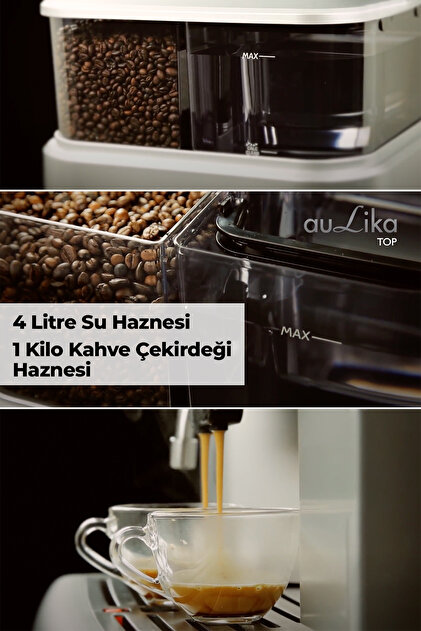 GoldMaster Saeco Aulika Tek Dokunuşla 8 Çeşit İçecek Tam Otomatik
