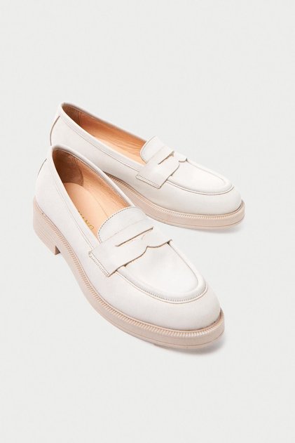Mubiano Genuine Leather Collection Women's Ballerinas Beige -Mcsdd024-Bj