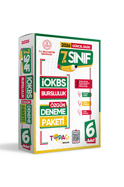 İnformal Yayınları 2026 7.sınıf Topaç Yayınları Özgün Iokbs