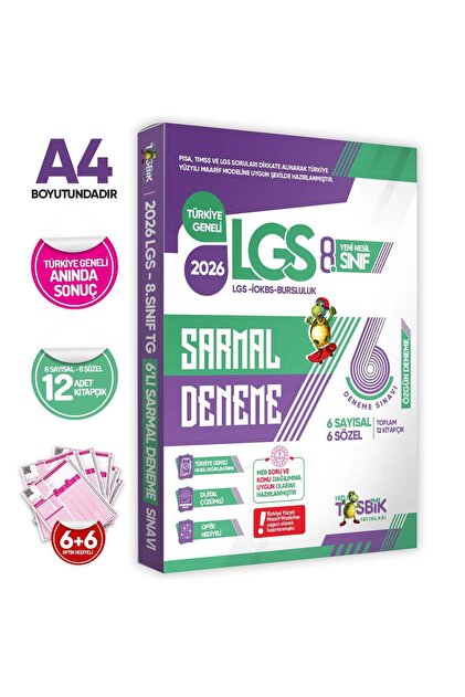 Hızlı Tosbik Yayınları 2026 8.Sınıf Yeni Sistem LGS İlk Dönem