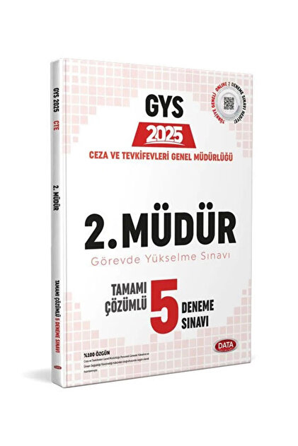 Data Yayınları 2025 GYS CTE 2.MÜDÜR Ceza ve Tevkifevleri Genel