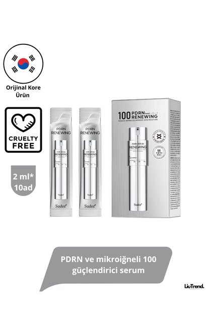 100 Pdrn Renewing Serum (2ml * 10 Pcs) 100 Booster Serum with Pdrn and Microneedle