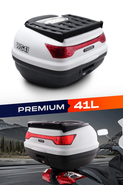 WG41 PREMIUM ARKA ÇANTA 41 LİTRE (BEYAZ) + KARBON DİZLİK HEDİYE