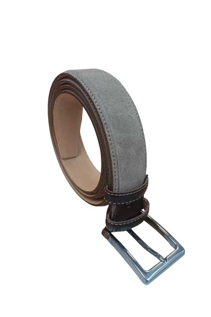 100% Suede Leather 3.5cm Men's Cloth Linen Jeans Canvas Pants Belt