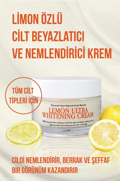 Lemon Extract Skin Whitening and Moisturizing Cream