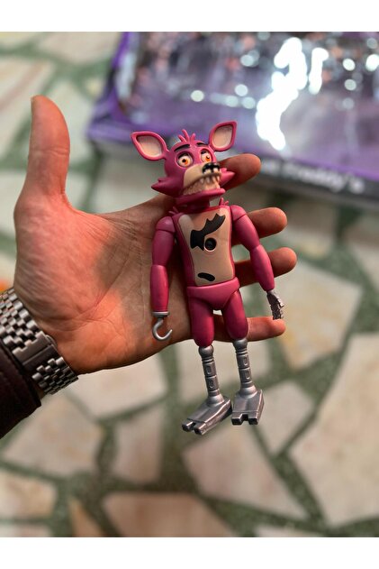Retoys Five Nights At Freddy 5'li Set Işıklı Hologramlı Eklemli