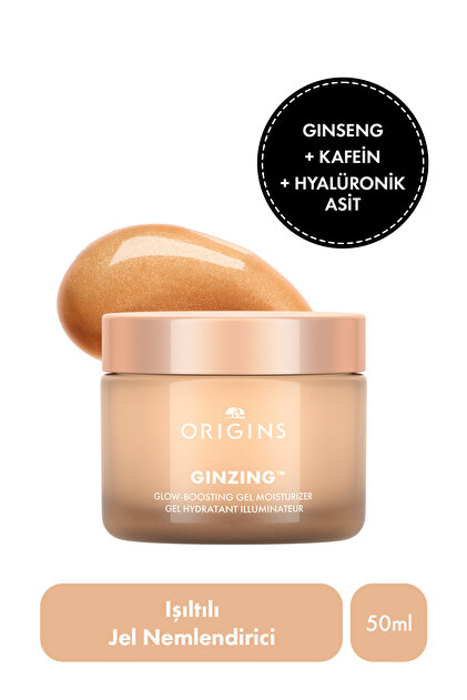 オールインジュエリー200g＋25g。 Origins GinZing™ Işıltılı Jel Nemlendirici Bronze Tonu 50 ml