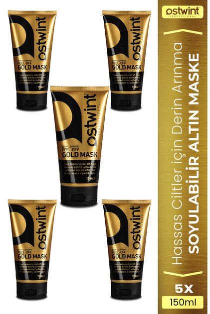 Golden Mask Soyulabilir Altın Maske 150 Ml 5 Adet