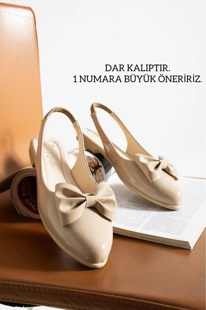 Women's Ballerina Mink Faux Leather Bow Ballerina Comfortable Lightweight Ballerina Daily Ballerina