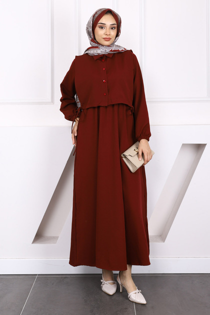 mommy and me brown dresses Girls Toffee Brown Midi Mommy & Me Dress – The William Allen Co Boutique
