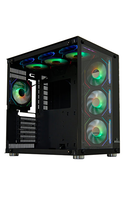 ColdPower Seaview 7x Argb Sessiz Fan Temper Cam 750 Watt 80 Bronze