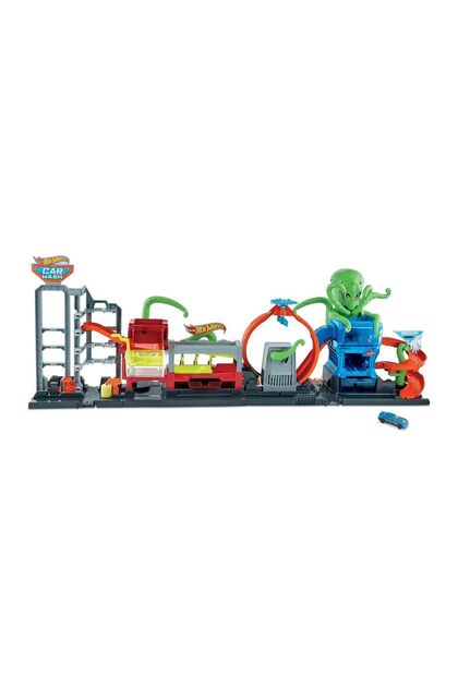 HOT WHEELS Dev Ahtapot Ile Araba Yıkama Oyun Seti Gtt96 - Fiyatı