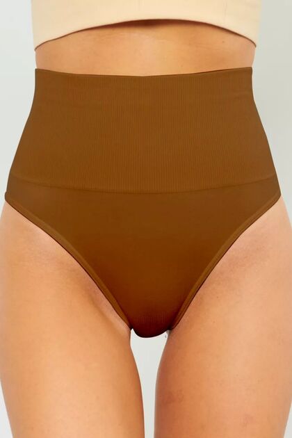 Mabet Model High Waist Comfortable Panties Corset Coffee Color011
