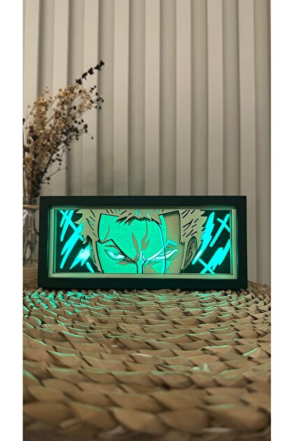 Yubi Design Roronoa Zoro 2 , One Piece - Işık Kutusu, Gölge Kutusu