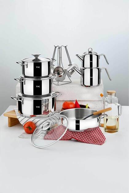 Taç Pro Steel 15 Parça Çelik Çeyiz Seti - Fiyatı, Yorumları