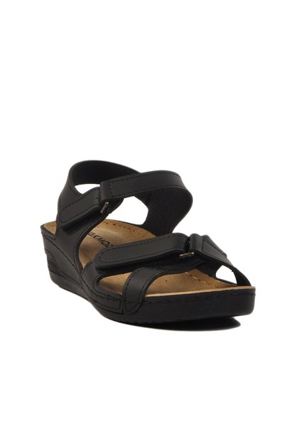 Sandale negre de damă 02-380 Z