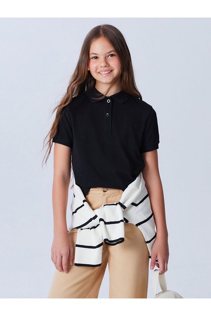Lcw Kids Polo Neck Girl's T-Shirt