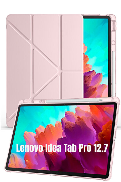 Nezih Case Lenovo Idea Tab Pro 12.7” TB373FU Uyumlu Tri Folding