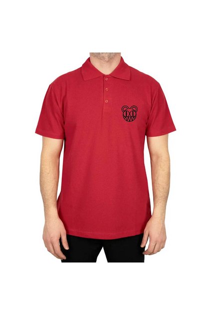 Polo Neck Radiohead Symbol Red T-Shirt