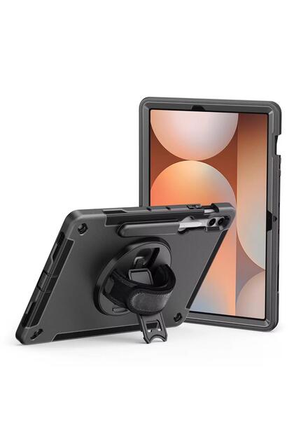 Cat-Cot 360 Rotation Three Layers Protection With Shoulder Strap, Samsung Galaxy Tab S9+/S9FE+/S10+