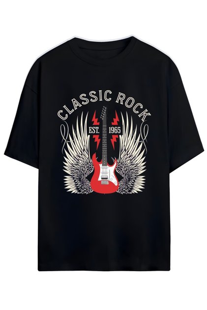 For Rock Lovers Unisex Oversize T-Shirt
