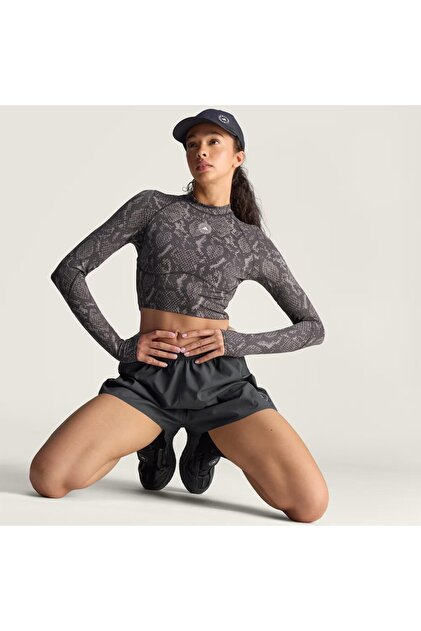 adidas By Stella McCartney Training Longsleeve Crop Kadın Tişört