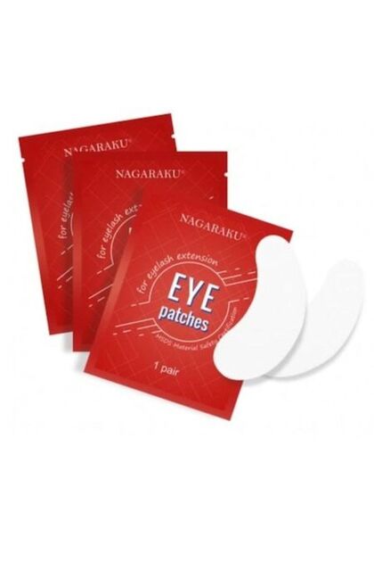 Set 20 de perechi de plasturi cu gel hidratant pentru extensii de gene, Nagaraku