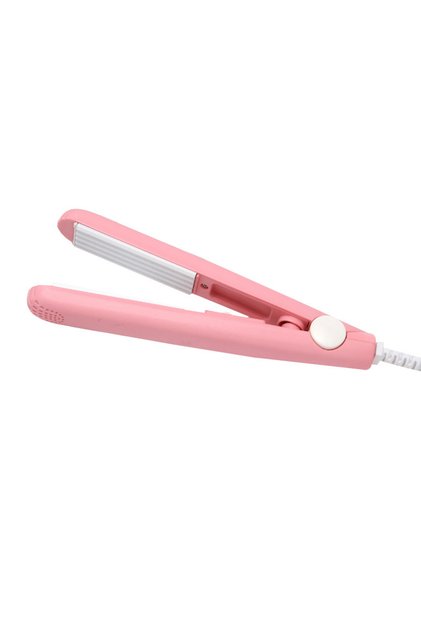 Ondulator ceramic mini 2 în 1 pentru îndreptarea părului, roz