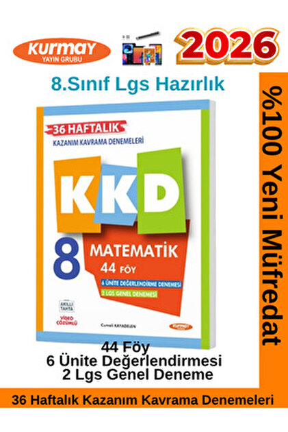 Fenomen Yayıncılık Kurmay 2026 8.Sınıf Fen Bilimleri 42 Föy KKD 32