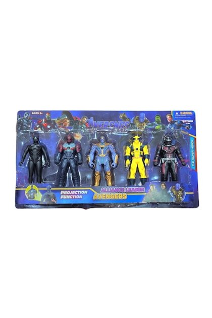 Σετ 5 Φιγούρες Σούπερ Ήρωες, Εκδικητές, MASHASHOP, 15 εκ.