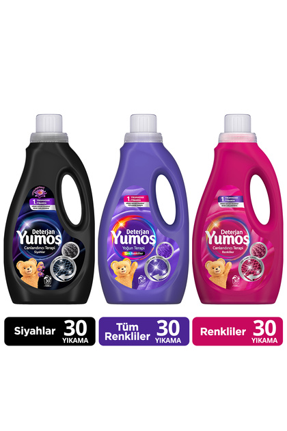 Sıvı Deterjan Renkliler 1500 ml x1 Siyahlar 1500 ml x1 Yoğun Terapi Tüm Renkliler 1500 ml x1
